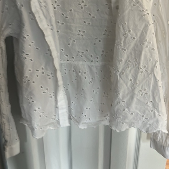 ZARA WHITE BLOUSE - Picture 3 of 4